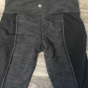 Lululemon Black and Gray Leggings